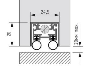 Automatic drop down seal AF 24.5x20