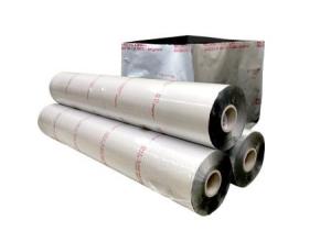 Insulated bag rolls, aluminum barrier material