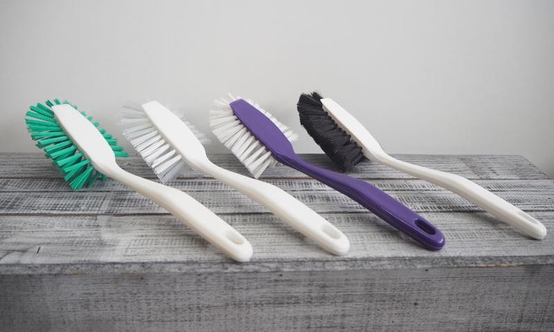 Massage brush to nail brush