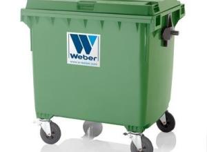 Mobile waste containers MGB 1100 L FL C