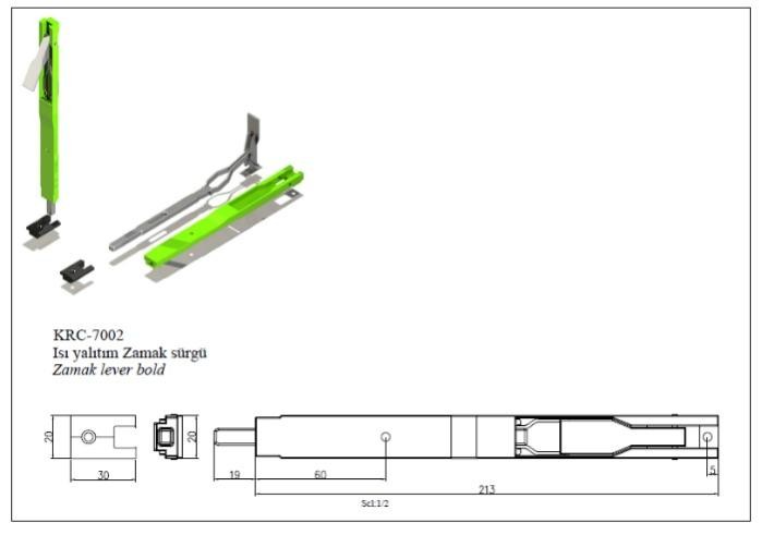 Double Plate Window Handle