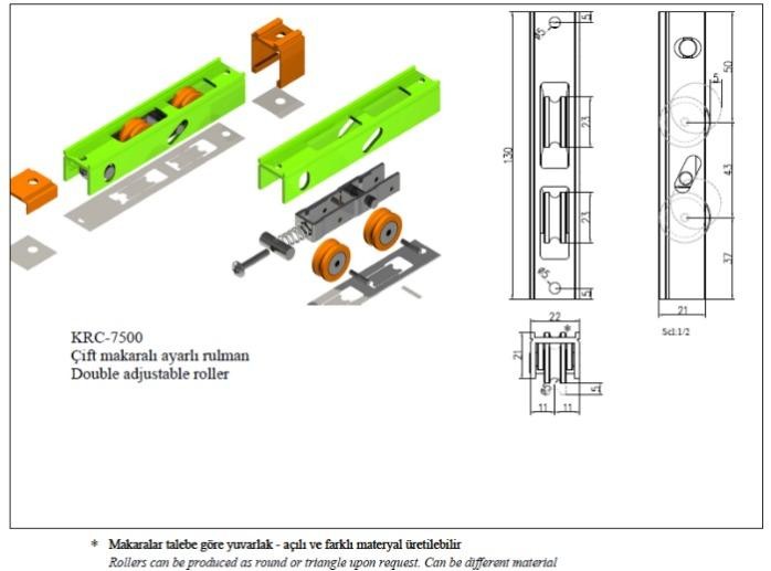 Double Plate Window Handle