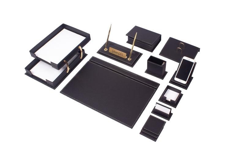 Leather Desk Set