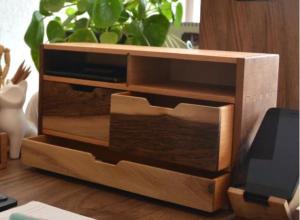 Desna Three-Storey Stationary Storage Shelf with Drawer