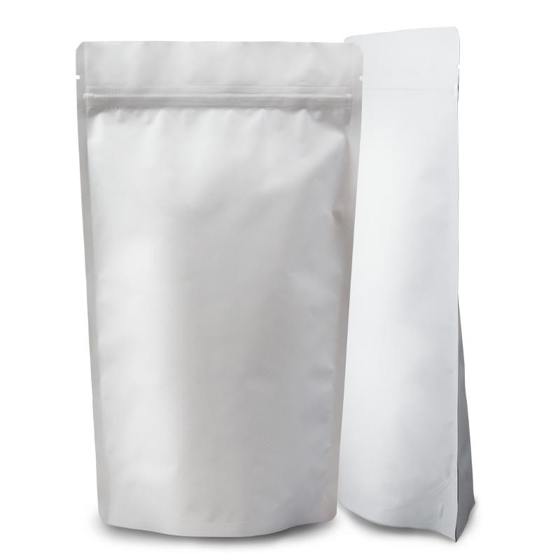 Stand-up pouch white gloss high barrier