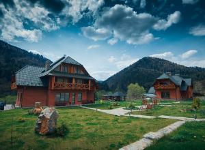  A modern active recreation center in Slavske OTG village. Tukhlya Lviv Region