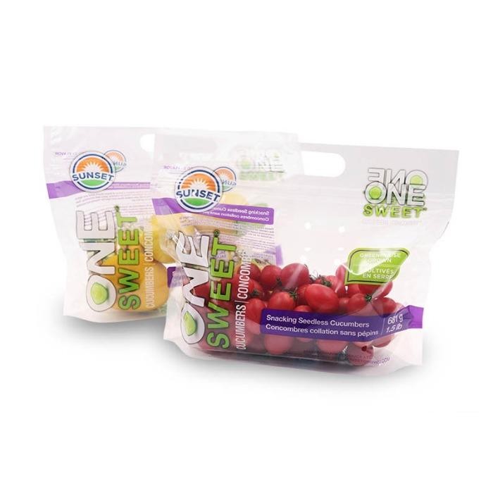 Colorful Multifruit Packaging Ziplock Pouch 