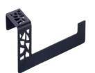 Zeus Black Towel Holder