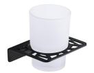 Zeus Black Toothbrush Holder