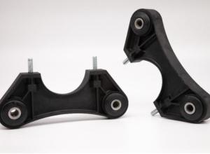 Glass fibre-reinforces plastic parts