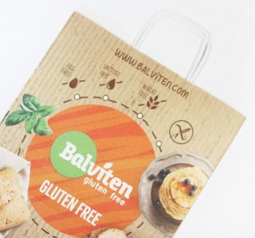 Paper bag with printed logo