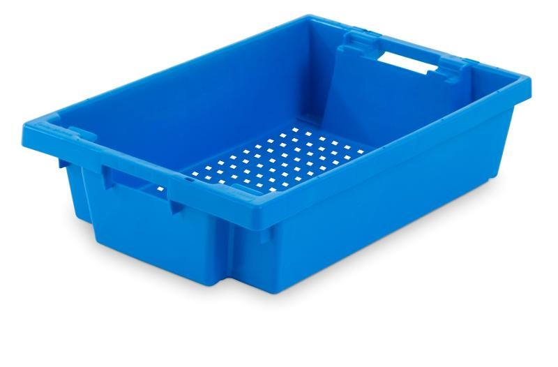 Box with solid base and perforated walls