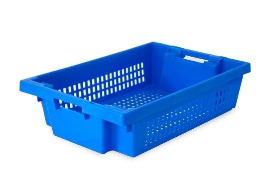 Box with solid base and perforated walls