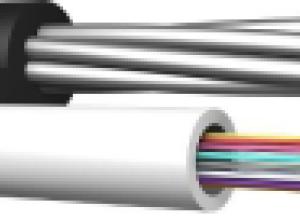 IK/T-T (steel rope) - fig. 8 aerial optical fiber cable