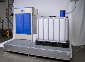 Emulsion splitting unit