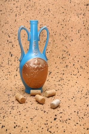 Ceramic Bottle for Vodka "The Globe"