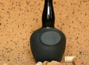 Ceramic Bottle for Cognac "Shaped"