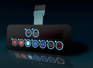 Backlit Membrane Switch ( Electroluminescent )