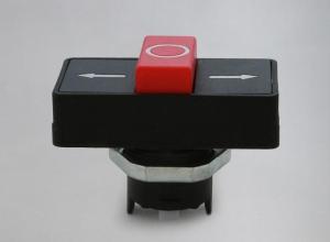 Triple push-button with indicator and stop EPD/FS