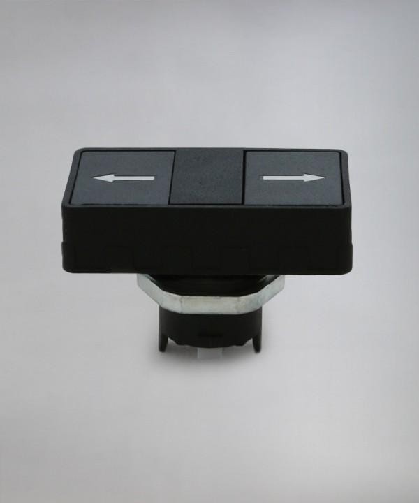 Triple push-button with indicator and stop EPD/FS