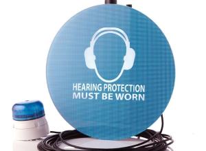 Noise-activated Warning Signs
