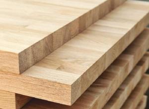Rubberwood butt joint board finger joint edge glued panel 