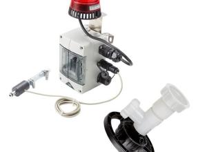 Pump tube horizontal container pump B200 PVDF with SafetyBox