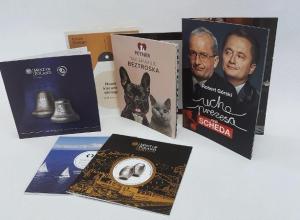 Printing of advertising catalogs and glued and sewn folders
