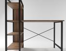 Dienni Bozcaada Study Desk with  Metal Bookselff