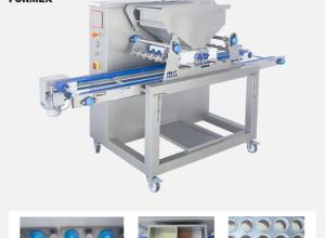 DOSING MACHINE FOR TWO-COLOUR DOUGH