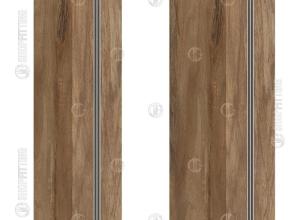 ALM 7A1 ALUMINIUM PANEL PROFILE – WOOD – SQUARE