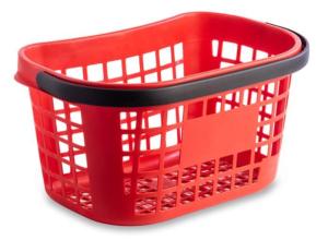FIT: ergonomic 26-liter handbasket.