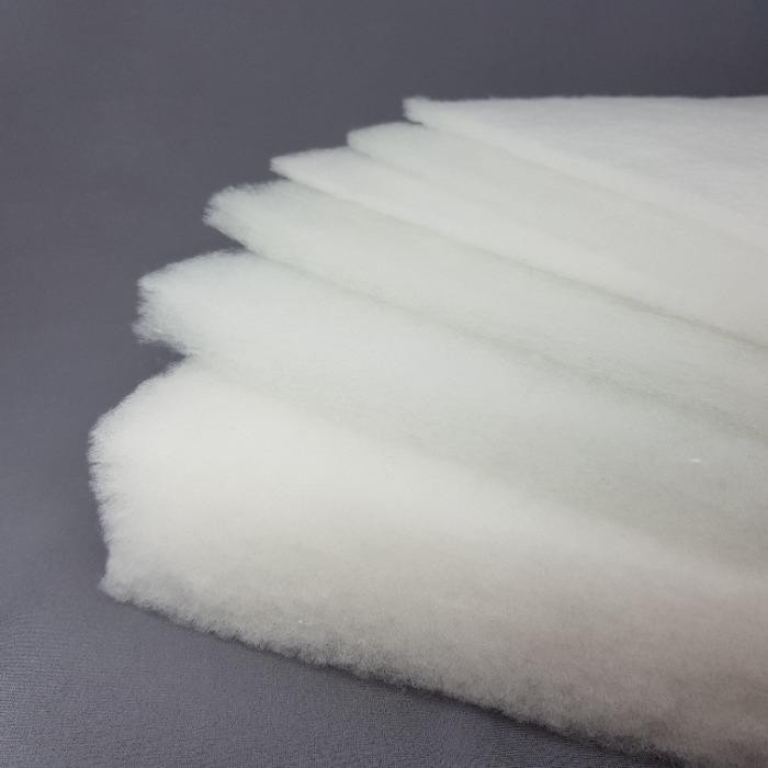 Natural fiber wadding 